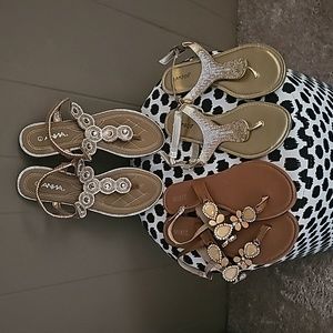 3 PAIR SANDALS